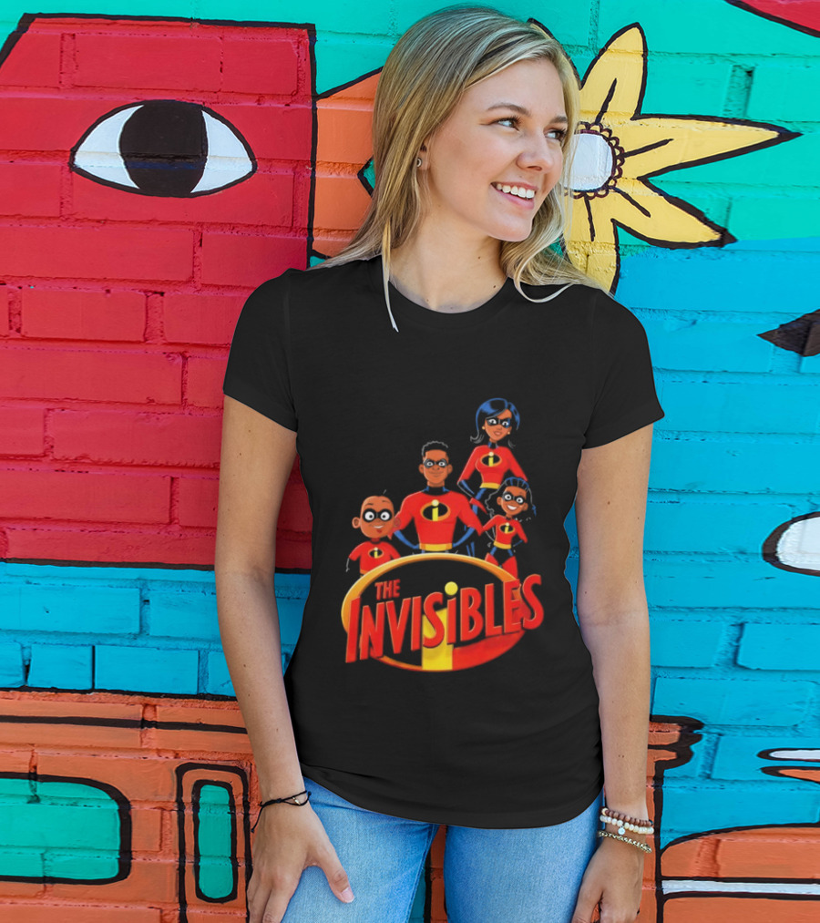 The Invisibles Characters The Incredibles Parody Superhero Family T-Shirt
