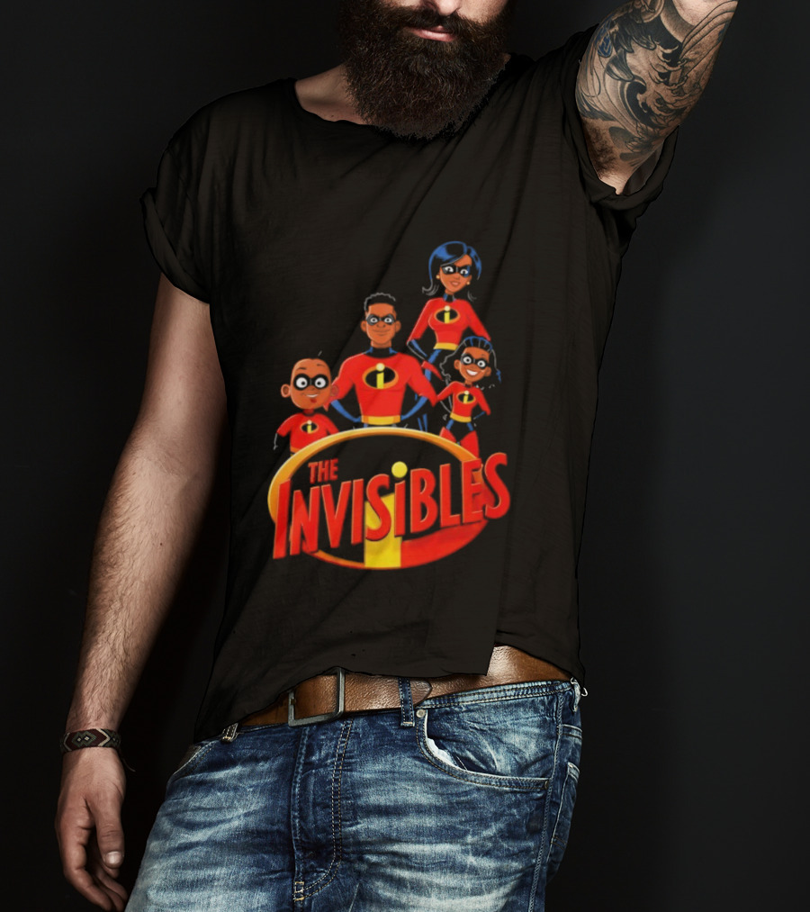 The Invisibles Characters The Incredibles Parody Superhero Family T-Shirt