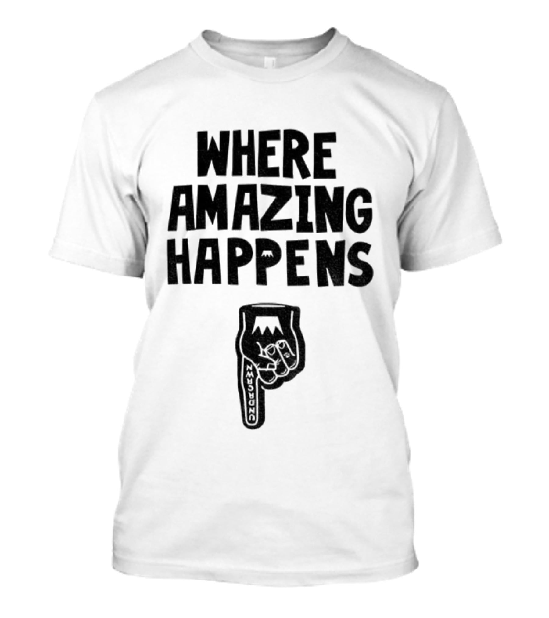 Kevin Durant Where Amazing Happens Finger Pointing Text T-Shirt