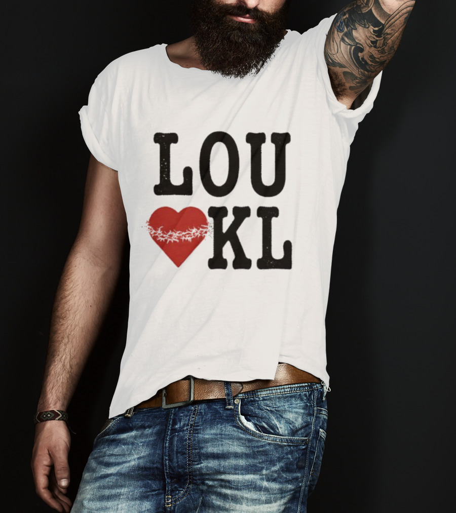 Knocked Loose Heart LOU KL Red Love T-Shirt