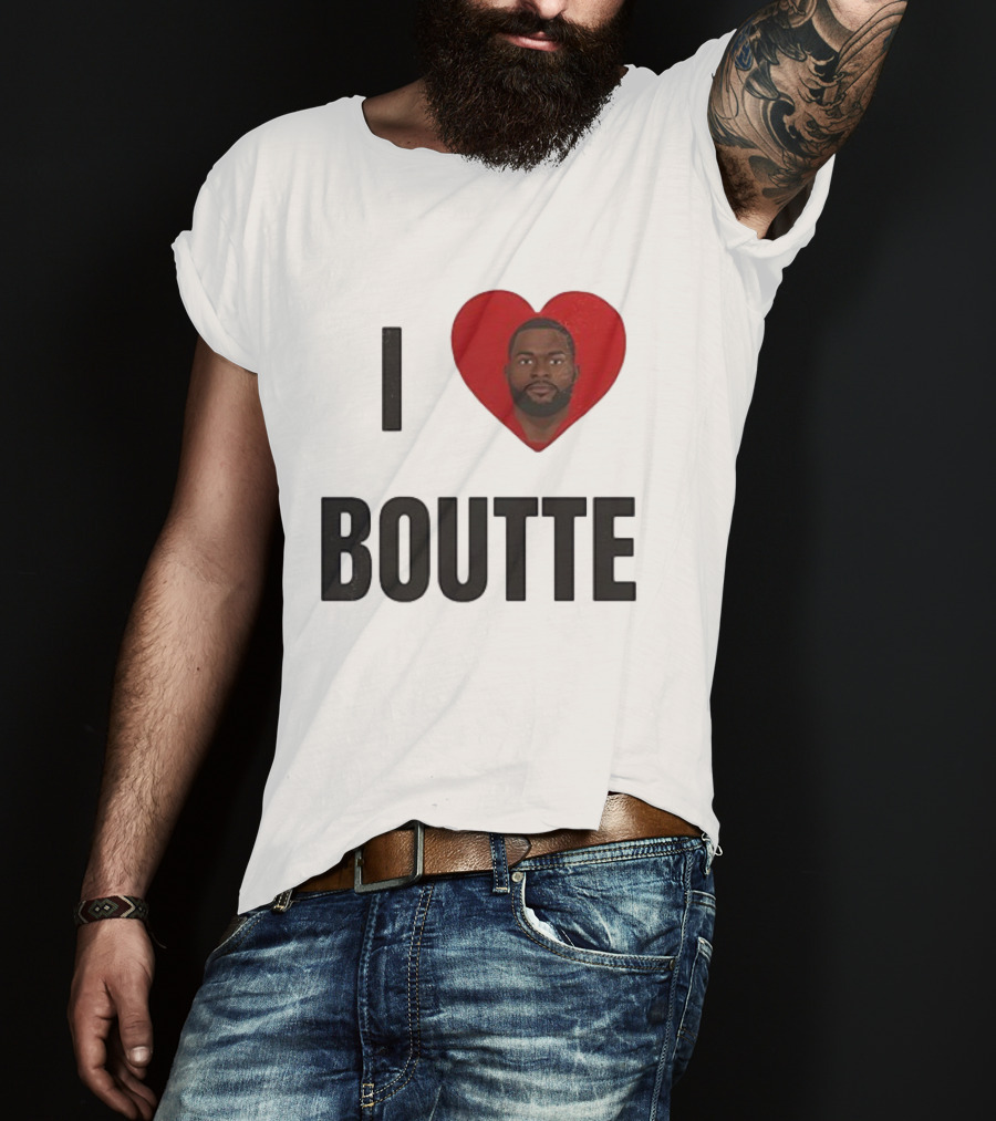 I Love Boutte New England Patriots Kayshon Boutte T-Shirt