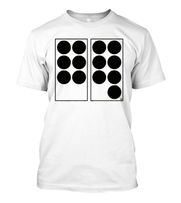 Six Seven Dots Circle Grid Pattern Retro Aesthetic T-Shirt