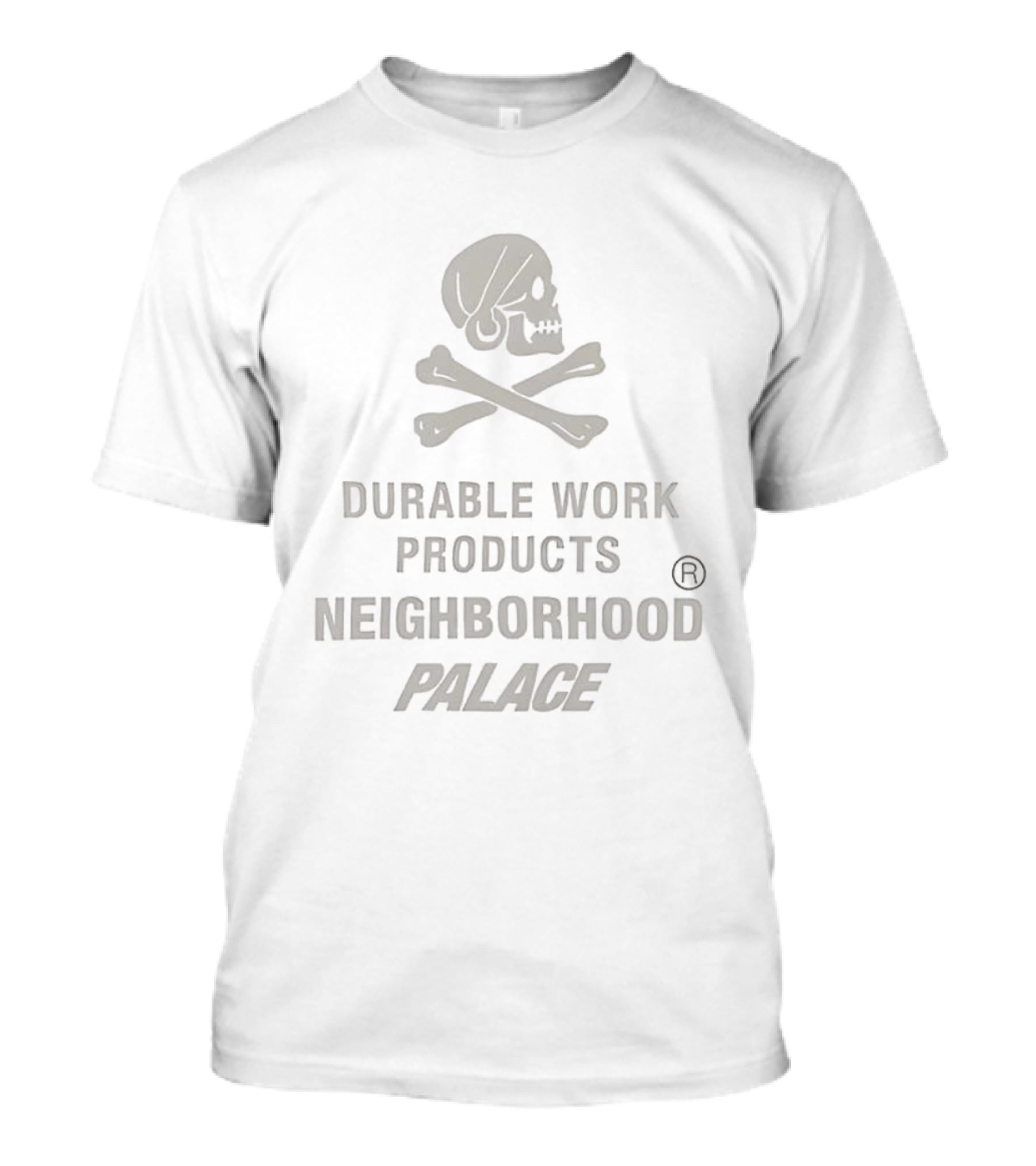 Durable Work Products Skull Crossbones Neighborhood Palace T-Shirt