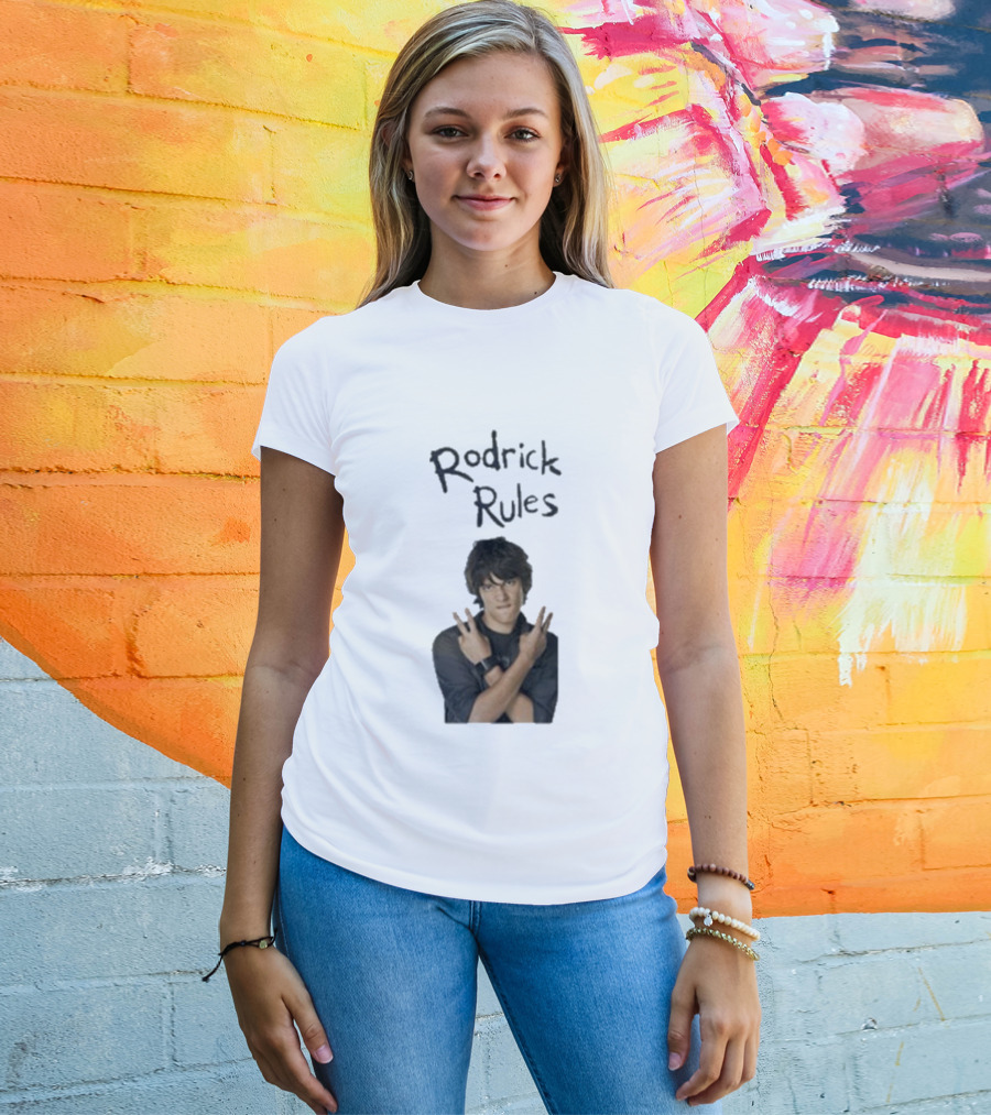 Rodrick Rules Diary Of A Wimpy Kid Character Pose T-Shirt