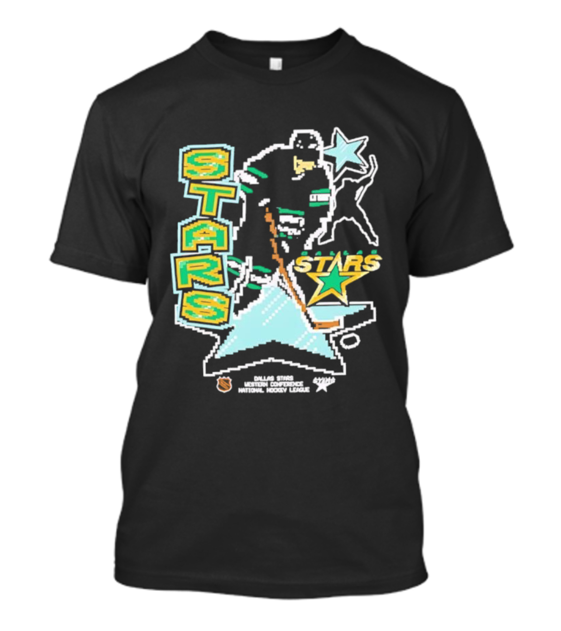 Dallas Stars Hockey Lamplighter Franklin Player Action T-Shirt