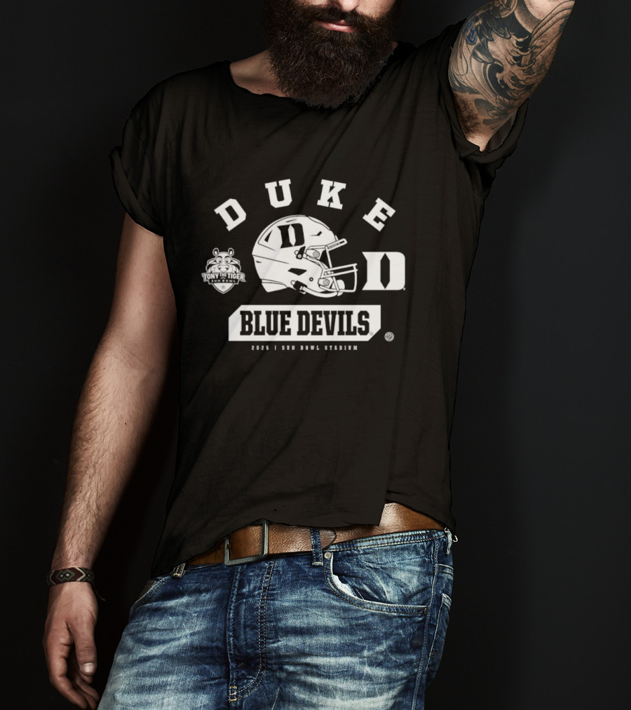 Duke Blue Devils Football Sun Bowl Stadium 2025 T-Shirt
