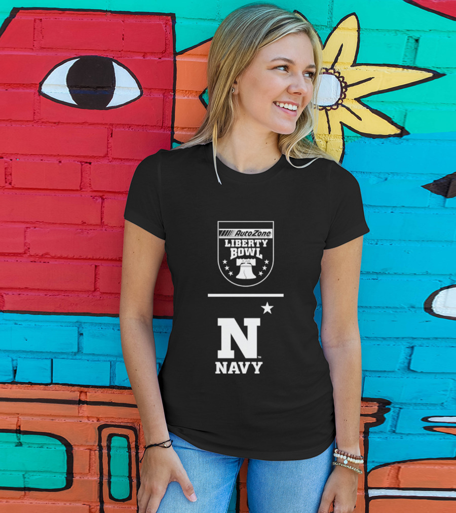 Navy Midshipmen N Star AutoZone Liberty Bowl T-Shirt