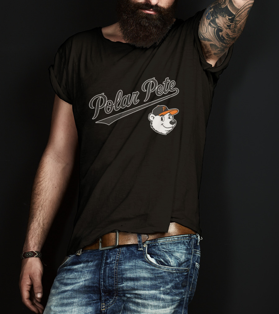 Polar Pete Baltimore Orioles Baseball Bear Cap T-Shirt