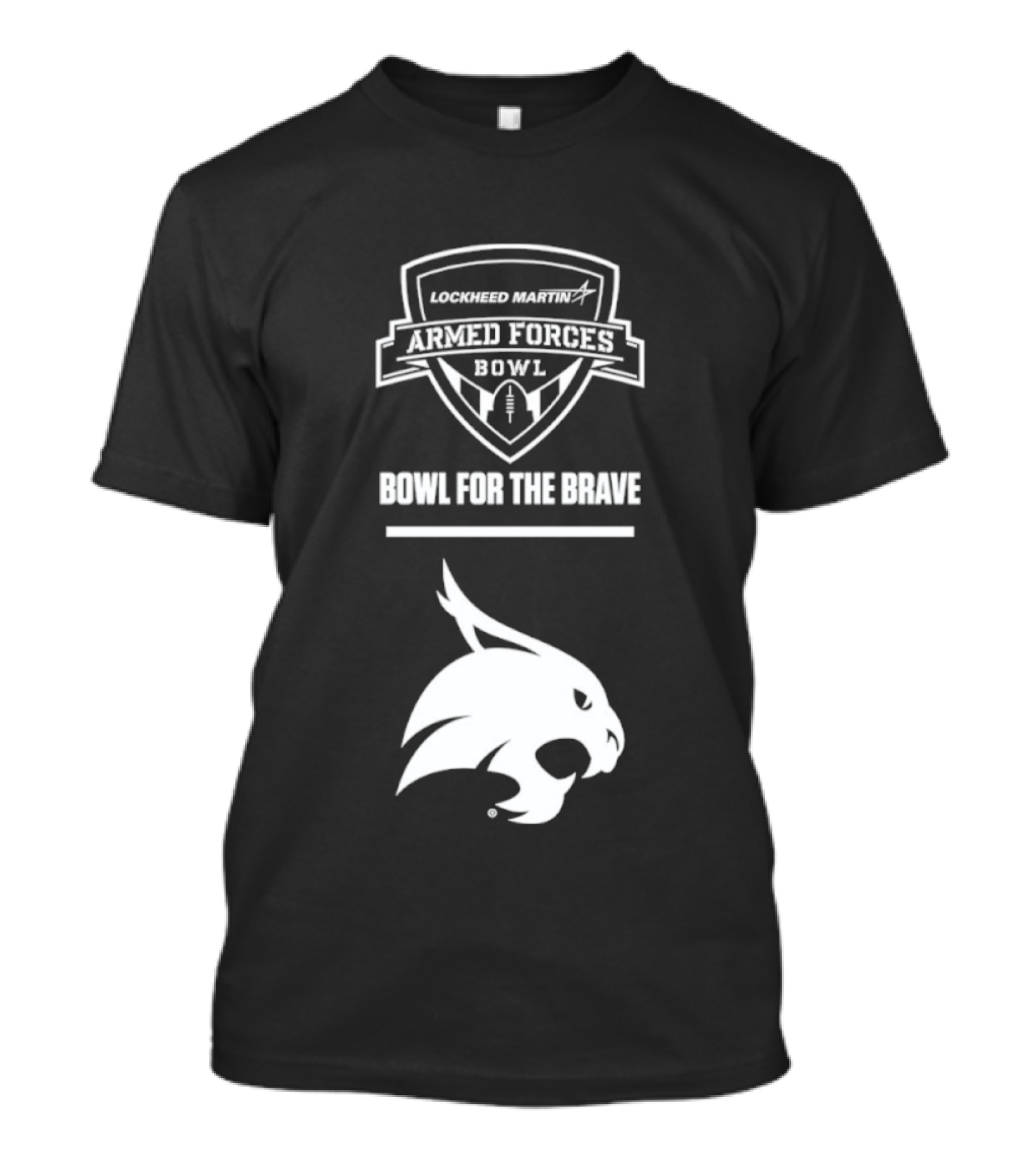 Lockheed Martin Armed Forces Bowl Texas State Bobcats Bowl For The Brave T-Shirt