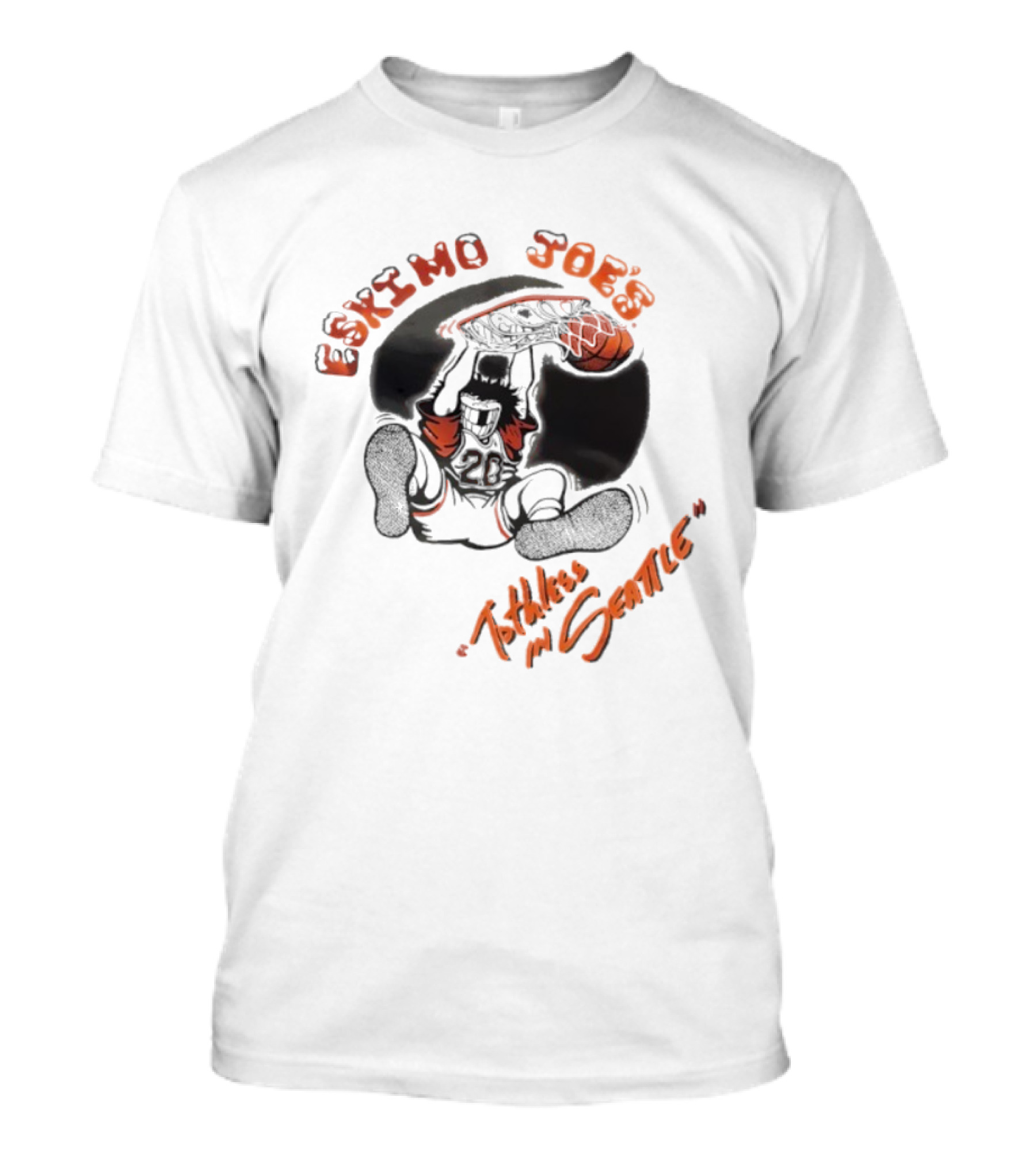 Eskimo Joe’s Toothless In Seattle 20th Anniversary Basketball Player Graphic T-Shirt