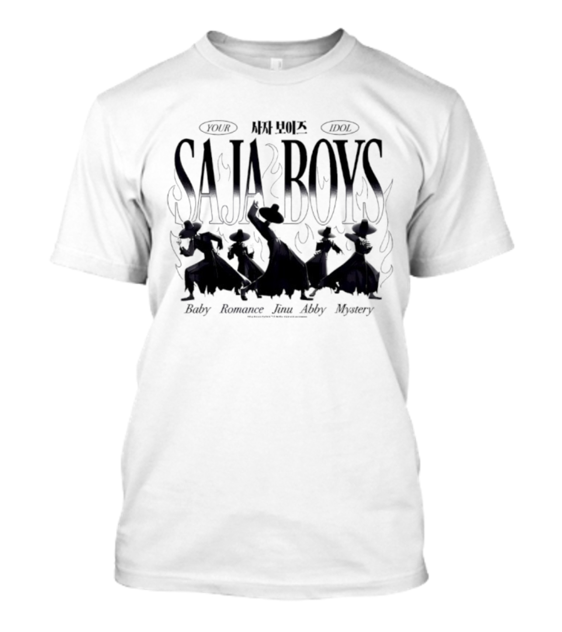 Saja Boys Kpop Demon Hunters Halloween Concert Tour 2023 T-Shirt