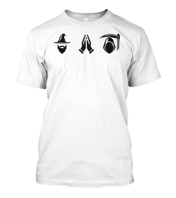 Houston’s Big 3 Cowboy Rockets And Praying Hands T-Shirt