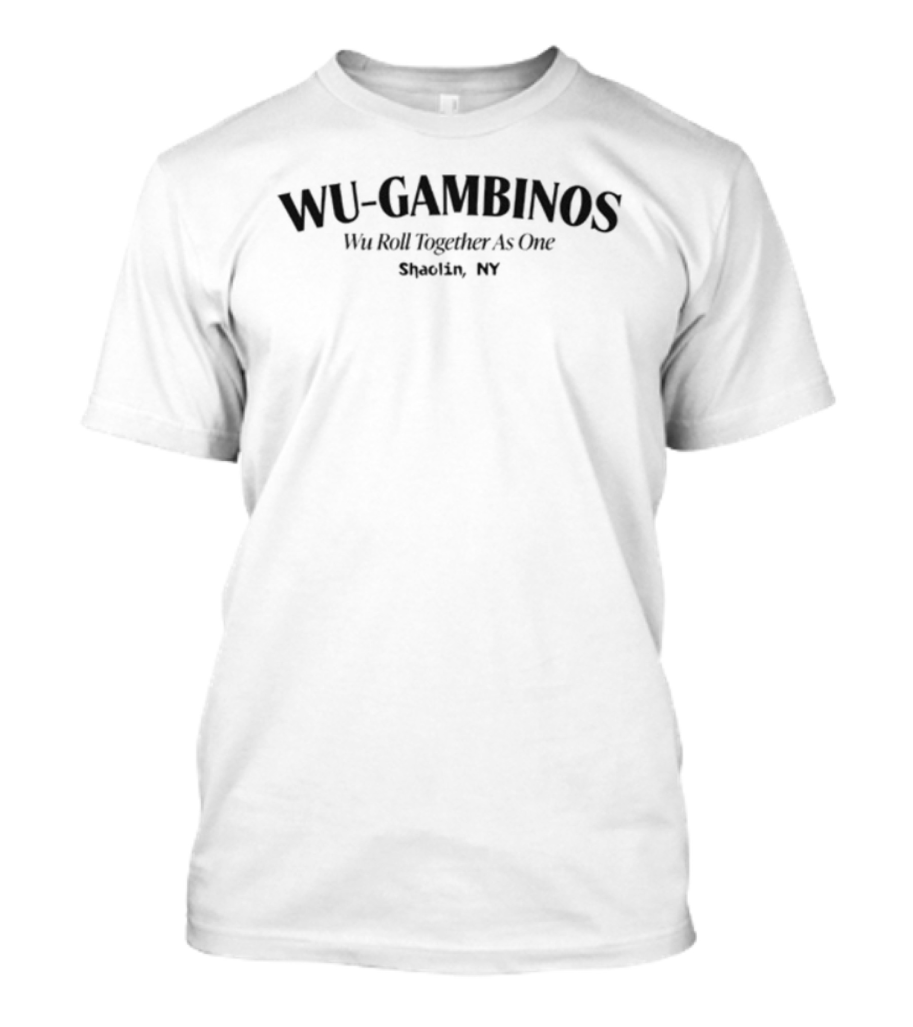 Raekwon Wu-Gambinos Shaolin NY Wu-Tang Clan We Roll Together As One T-Shirt