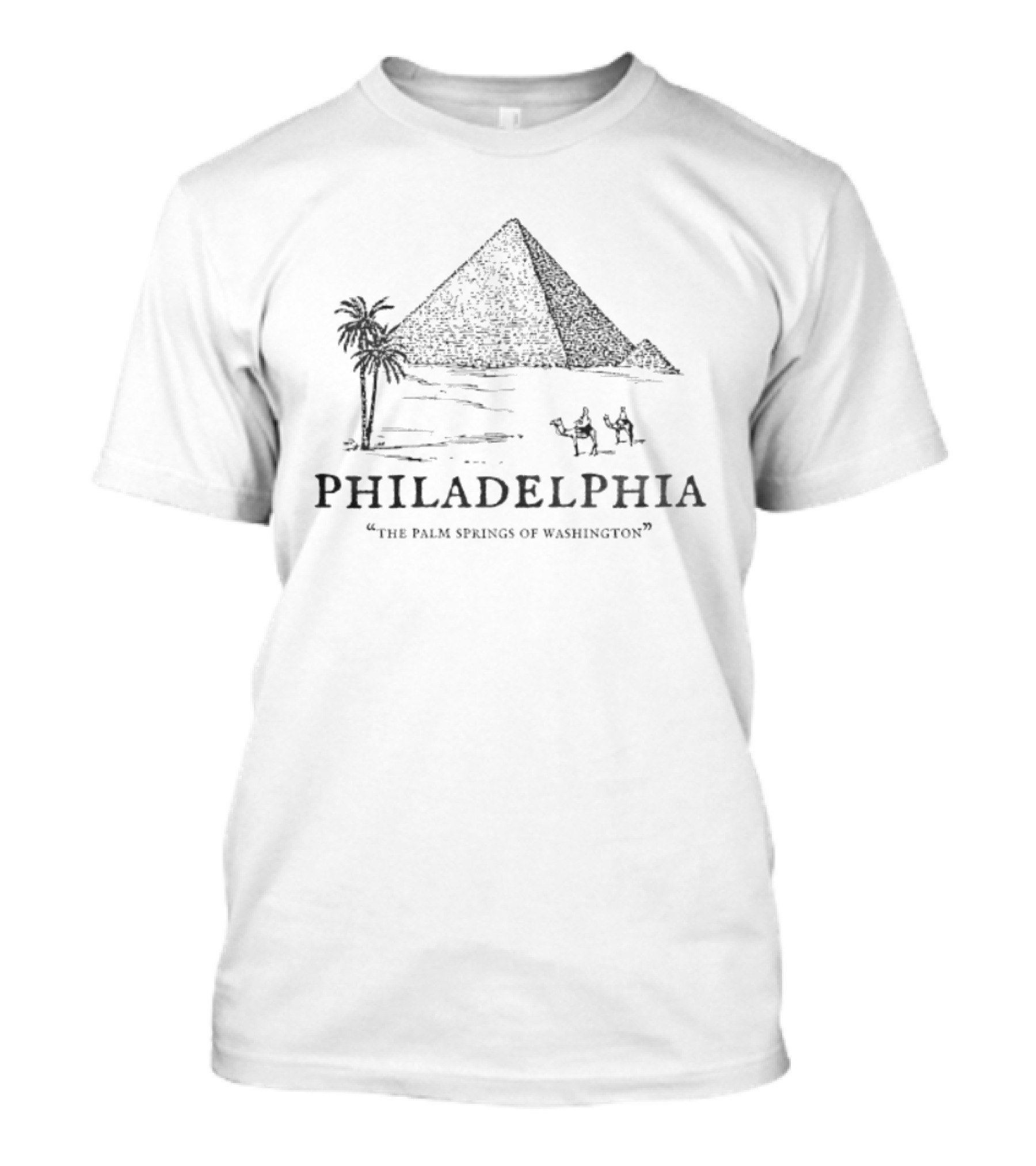 Philadelphia The Palm Springs Of Washington Pyramids T-Shirt