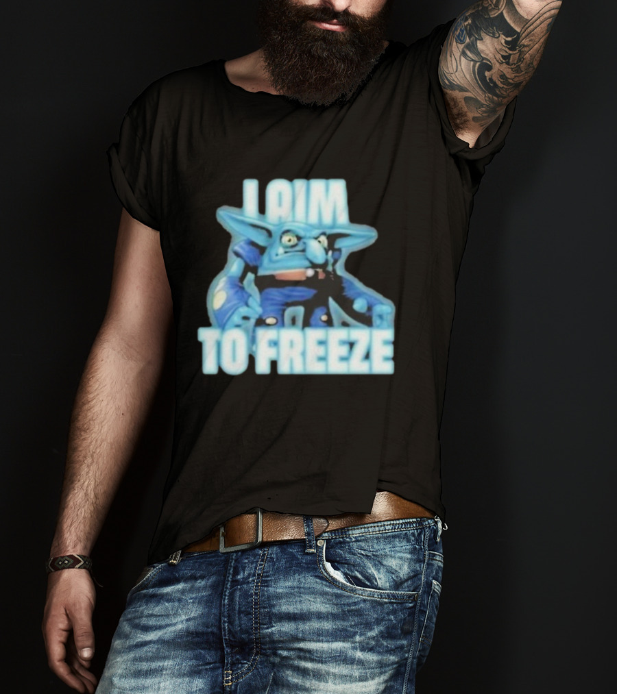 I Aim To Freeze Chill Bill Skylanders Ice Troll Character Gaming Apparel T-Shirt