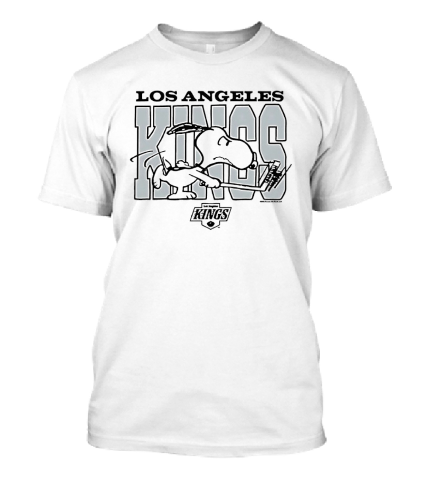 Los Angeles Kings Snoopy Hockey 25 Seasons Collaboration T-Shirt