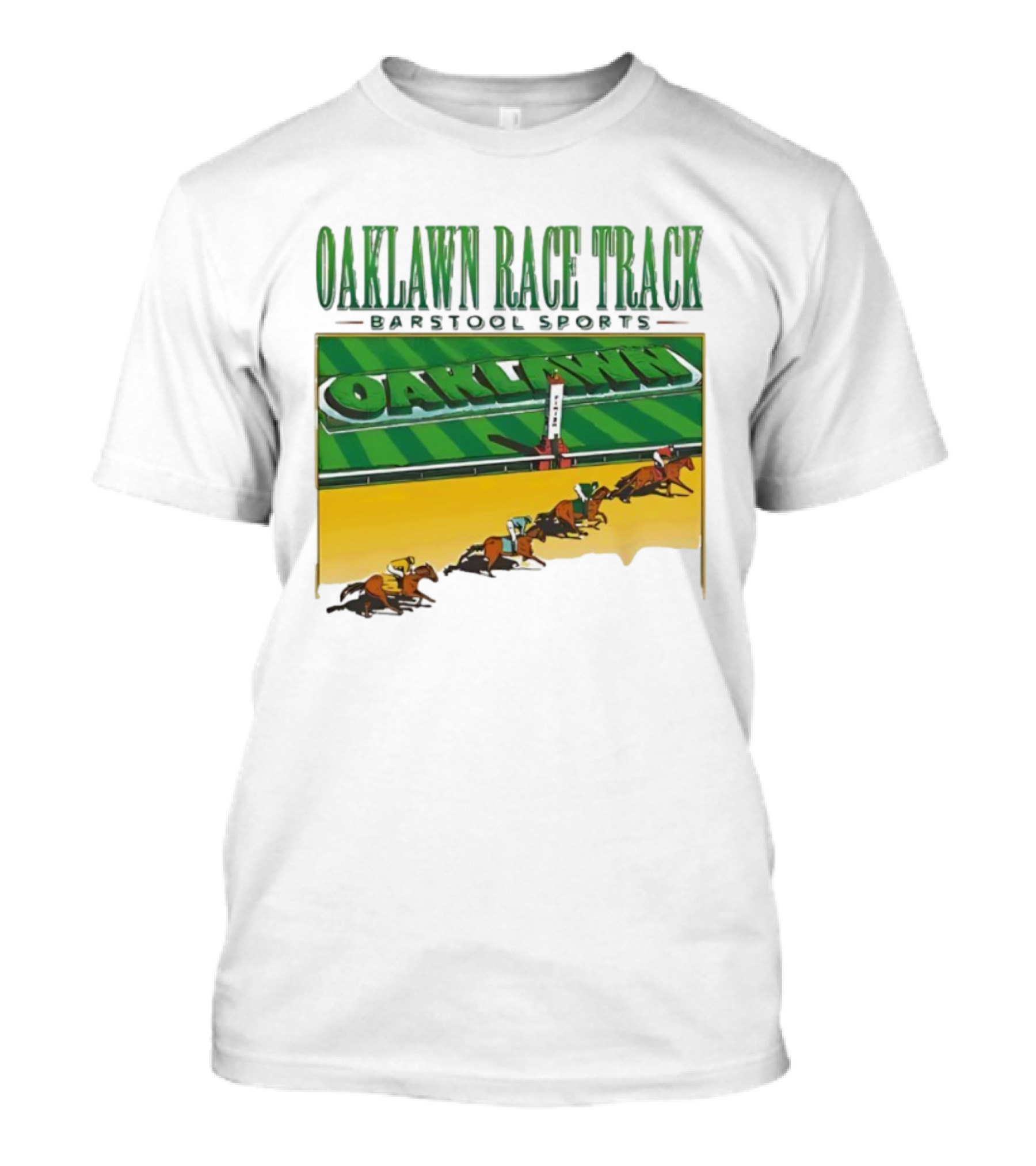Oaklawn Race Track Barstool Sports Horse Racing T-Shirt
