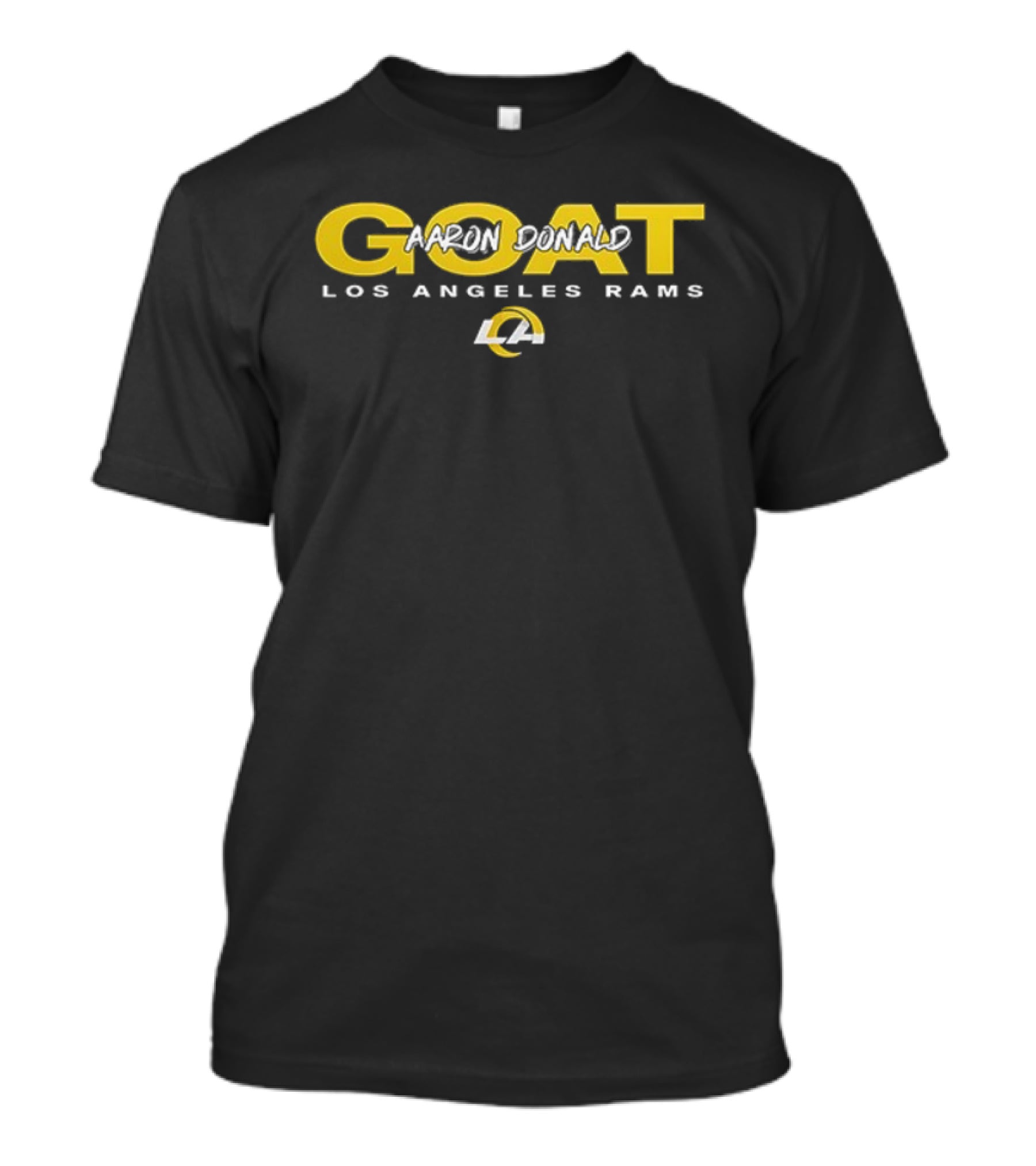 Los Angeles Rams GOAT Aaron Donald Retirement Legends Live Forever T-Shirt