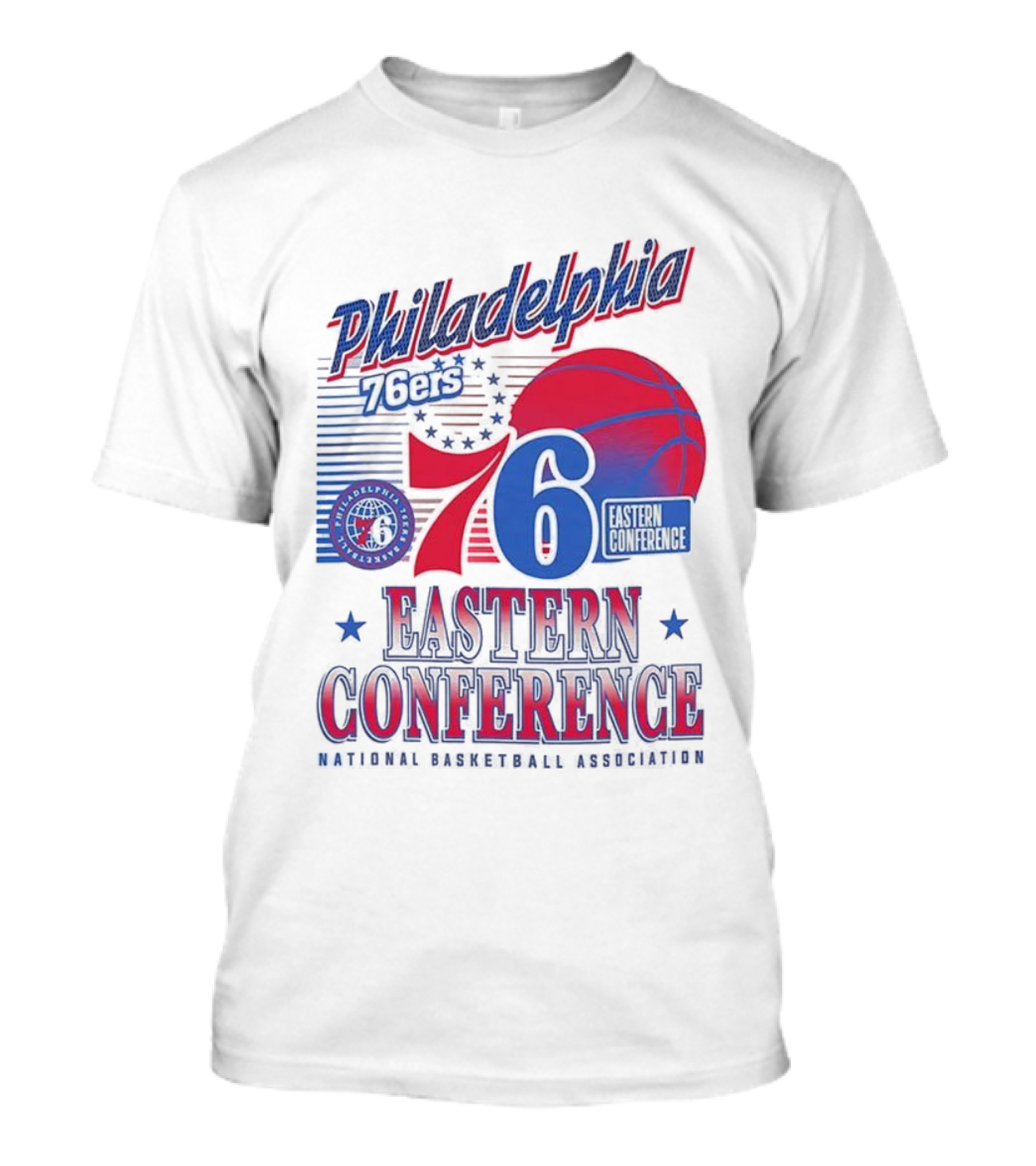 Philadelphia 76ers 6 Eastern Conference NBA Basketball T-Shirt