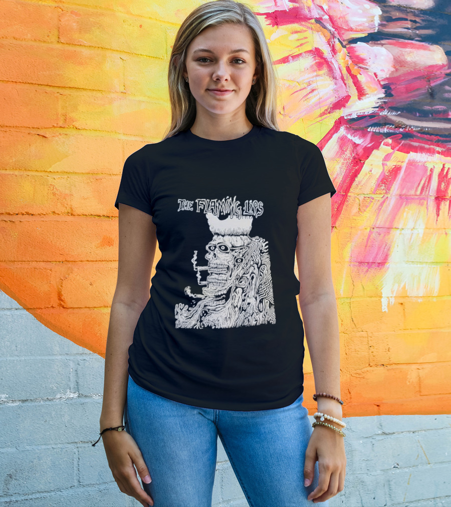 The Flaming Lips Fearless Freaks Smoking Monster Art T-Shirt