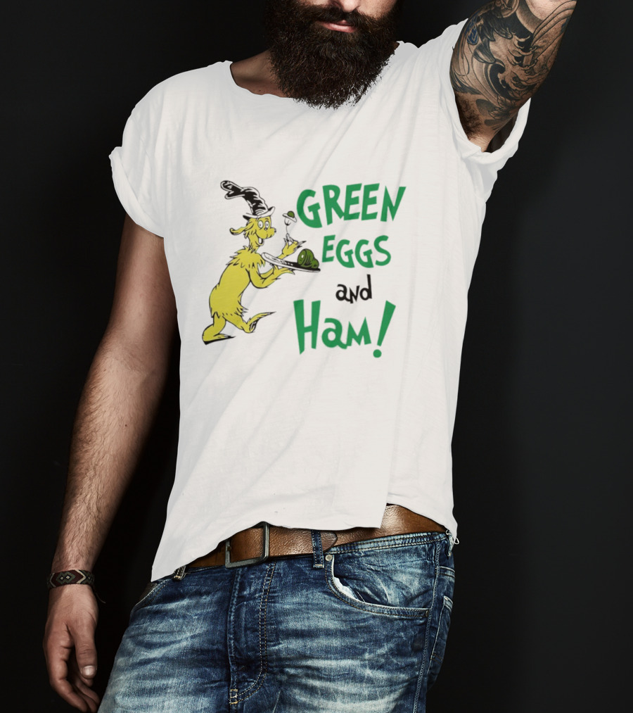 Dr Seuss Green Eggs And Ham Classic Character Sam I Am T-Shirt