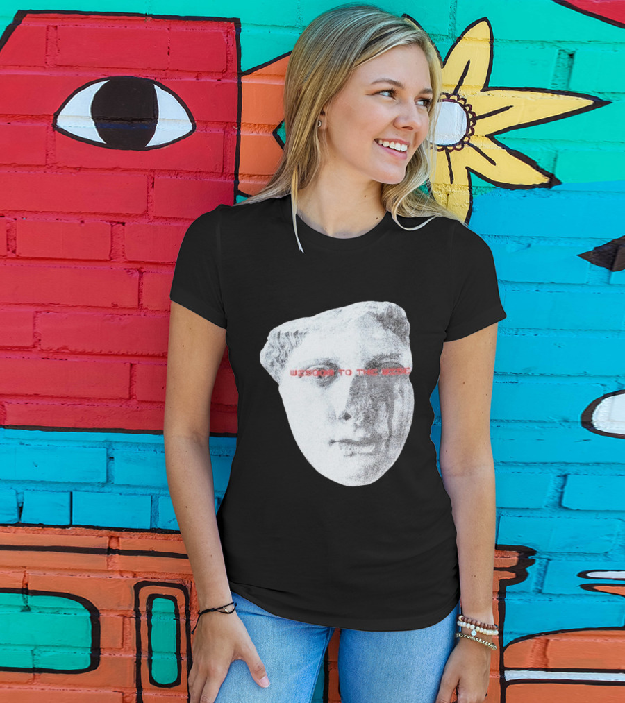 Wisdom To The Wise Classical Statue Art T-Shirt