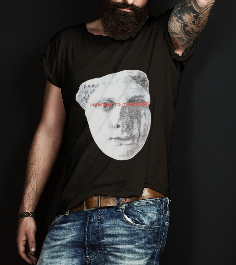 Wisdom To The Wise Classical Statue Art T-Shirt