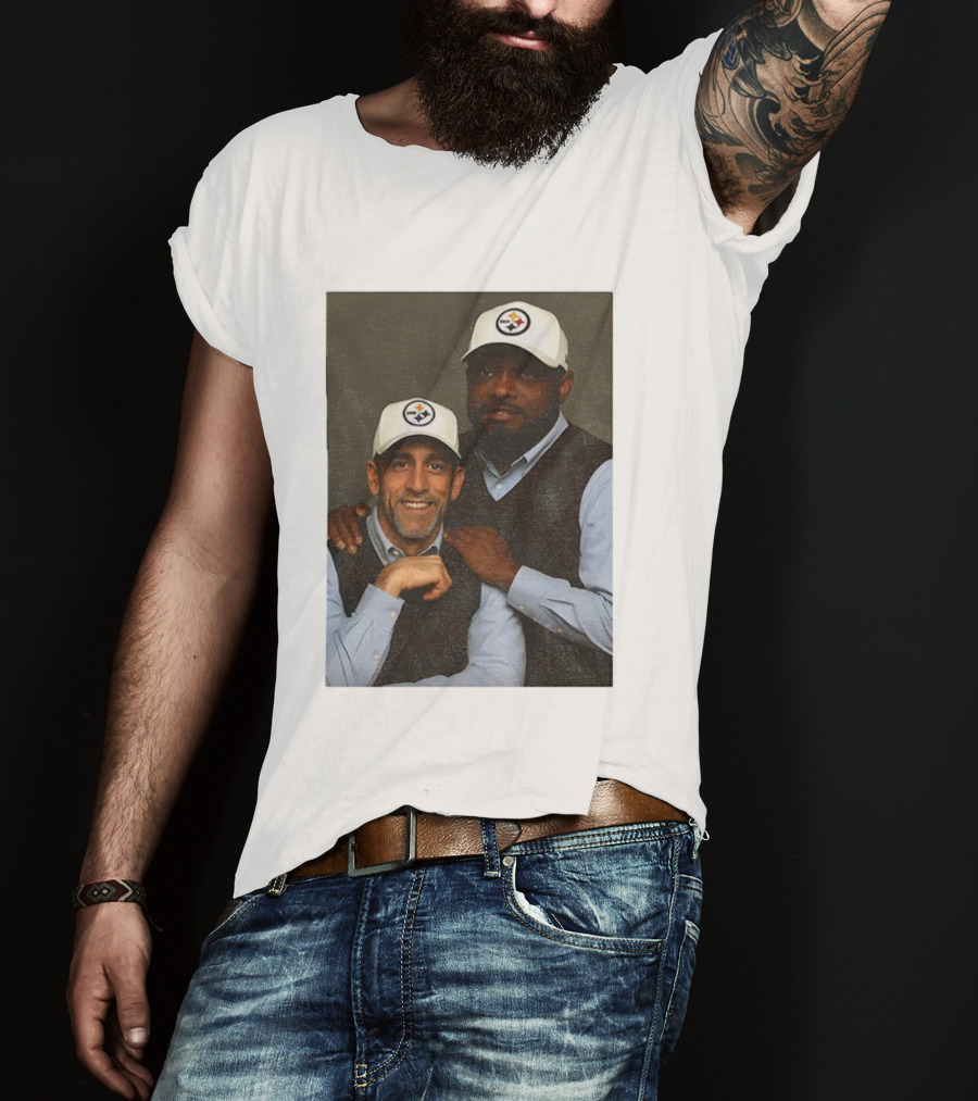 Mike Tomlin Aaron Rodgers Pittsburgh Steelers Step Brothers NFL Comedy Crossover T-Shirt