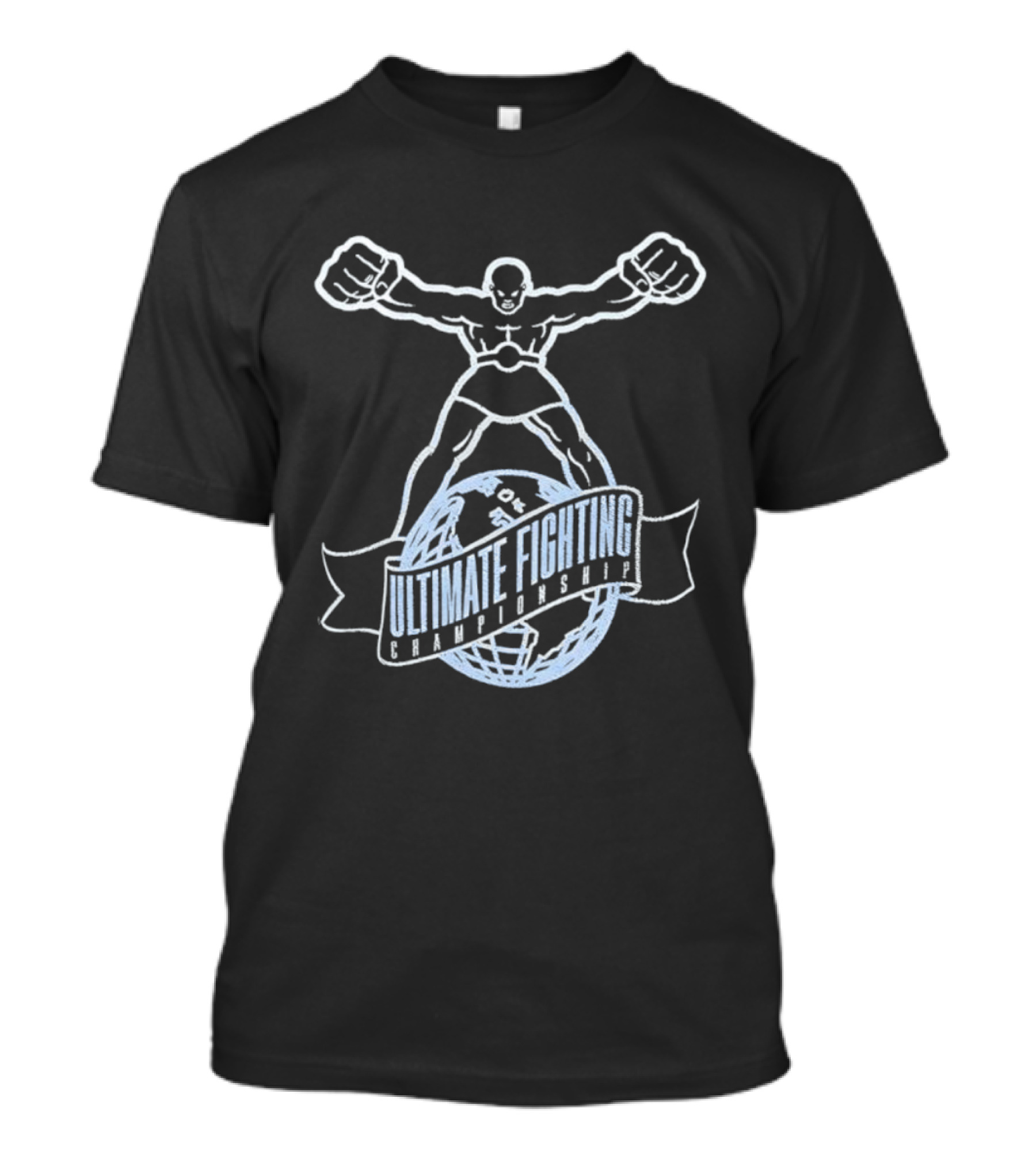 Camiseta UFC Ultimate Fighting Championship Bold Fighter Globe Emblem T-Shirt