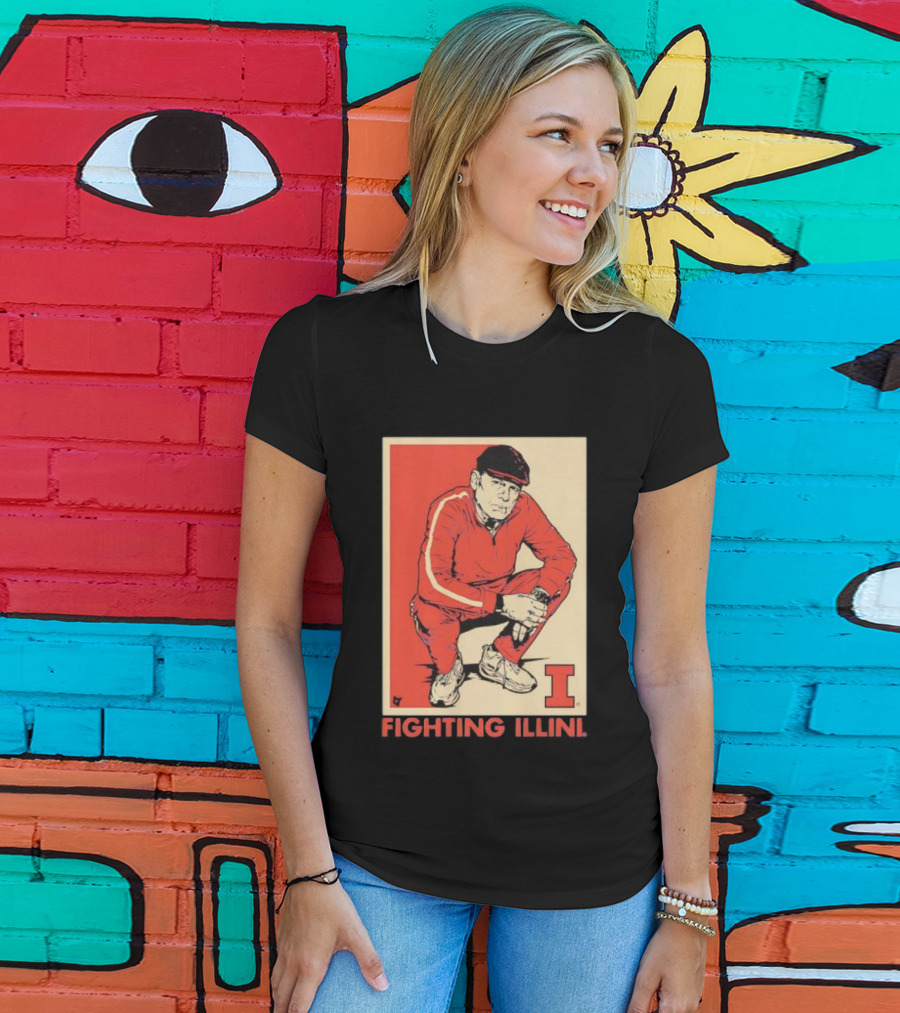 Fighting Illini Track Suit Illinois Basketball Coach Underwood T-Shirt