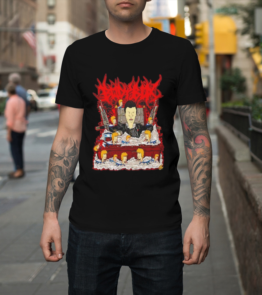 Beavis And Butthead Scoreface Scarface Mashup T-Shirt