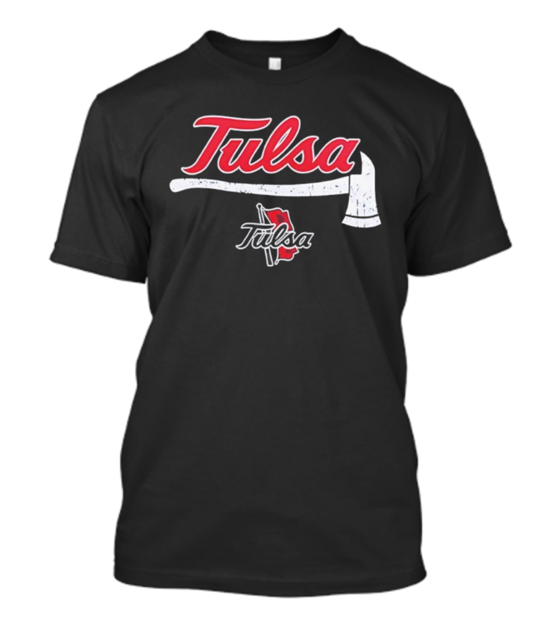 Tulsa Golden Hurricane Firefighters Appreciation NCAA Gameday Axe And Helmet T-Shirt