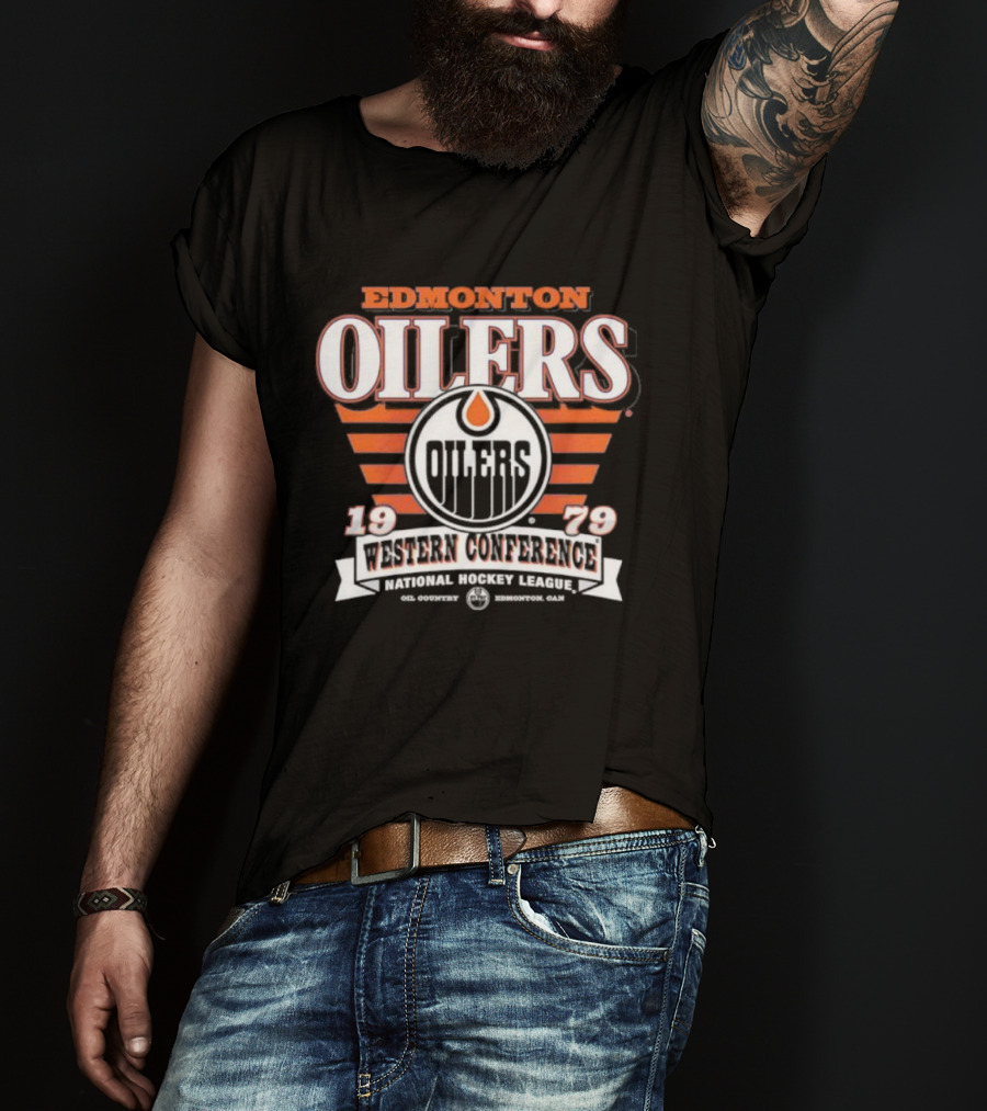 Edmonton Oilers Western Conference National Hockey League 1979 T-Shirt