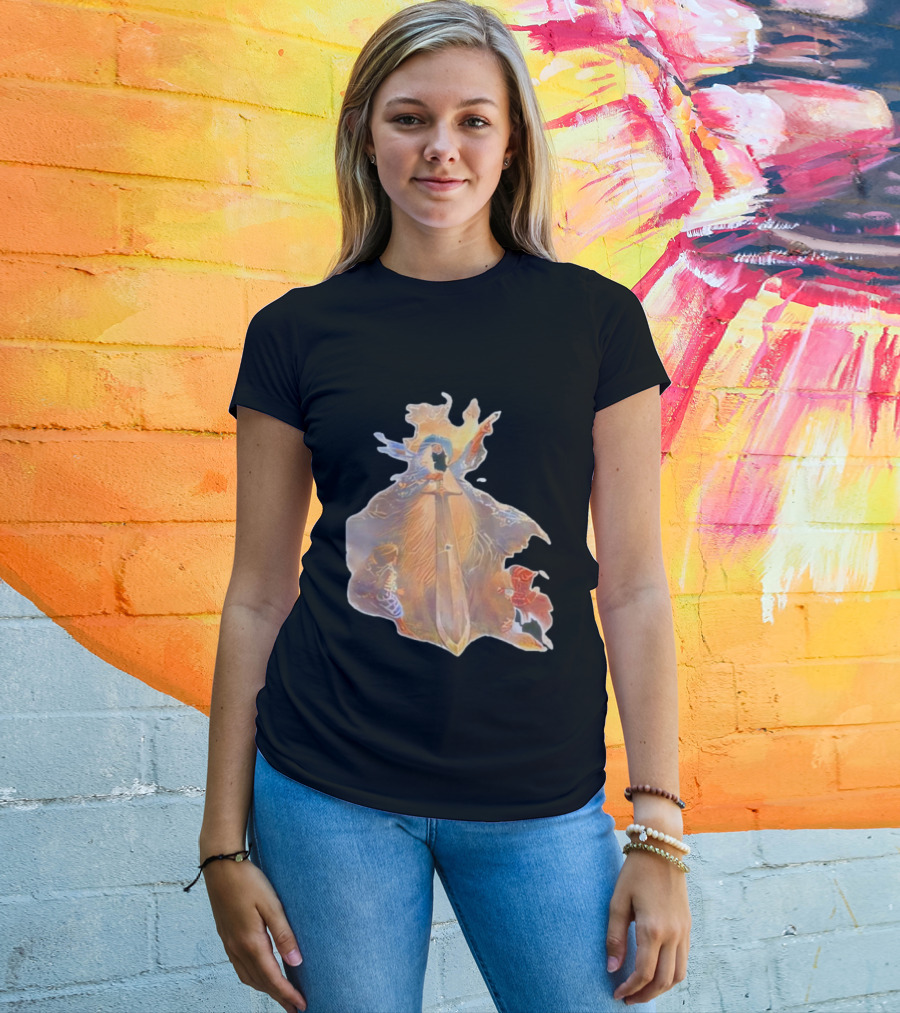 Vintage The Lord Of The Rings The Hobbits Sword Quest Vintage Illustration T-Shirt