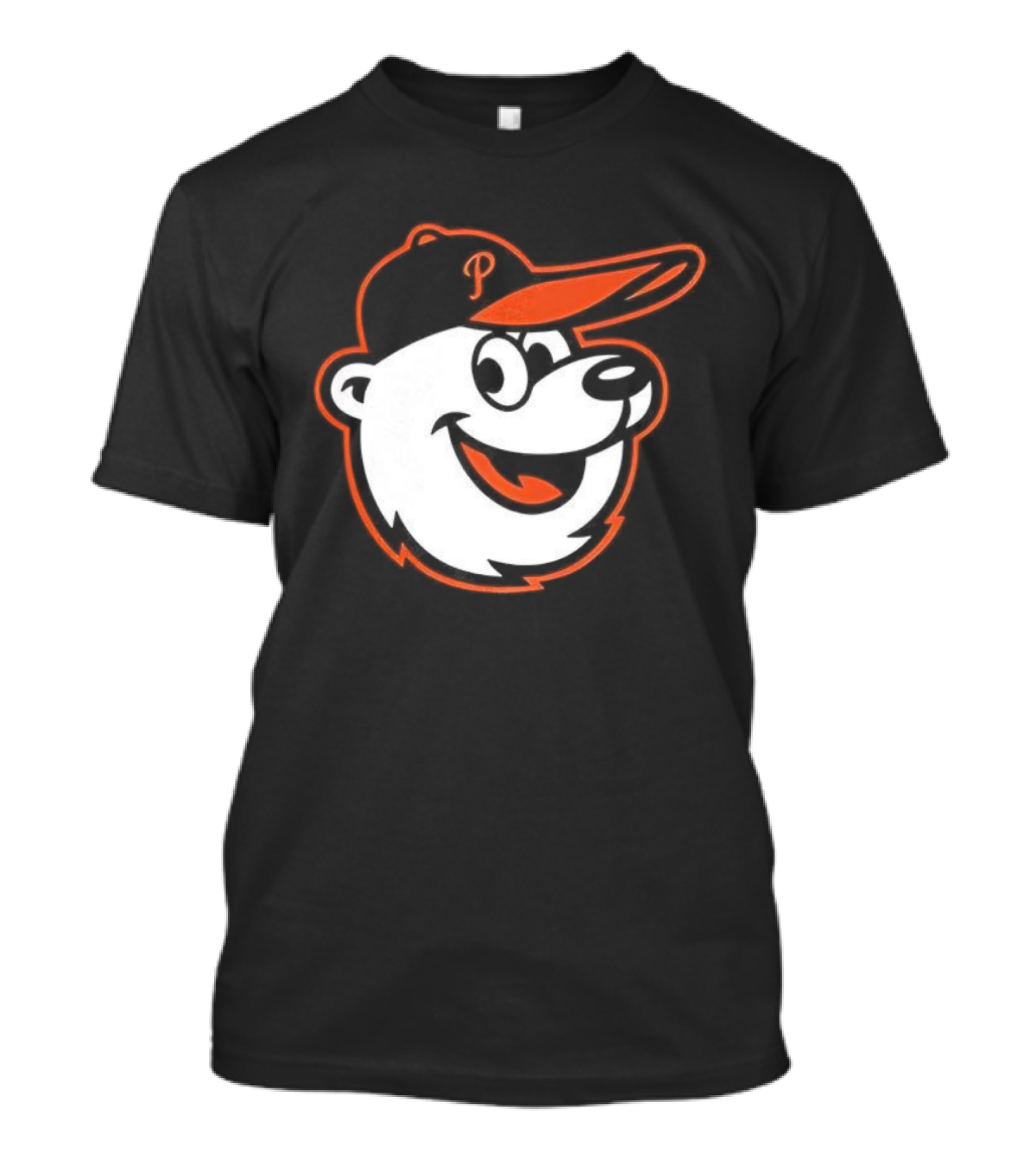 Baltimore Orioles Polar Bear Cap Iconic Sports Fan Favorite T-Shirt