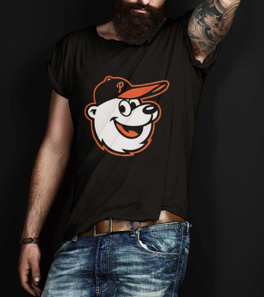 Baltimore Orioles Polar Bear Cap Iconic Sports Fan Favorite T-Shirt