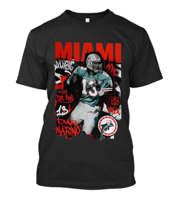 Miami Dolphins NFL Dan Marino The Man 13 T-Shirt