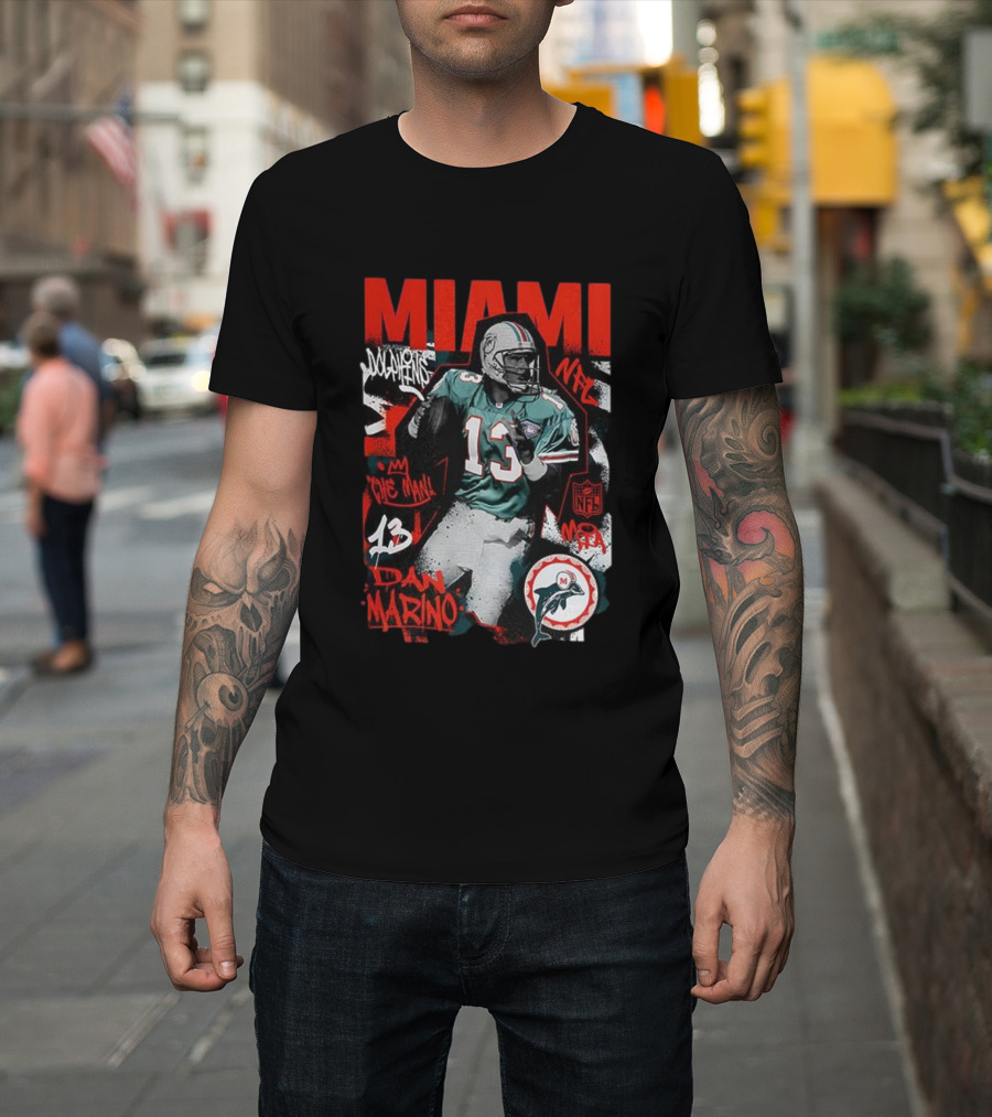 Miami Dolphins NFL Dan Marino The Man 13 T-Shirt
