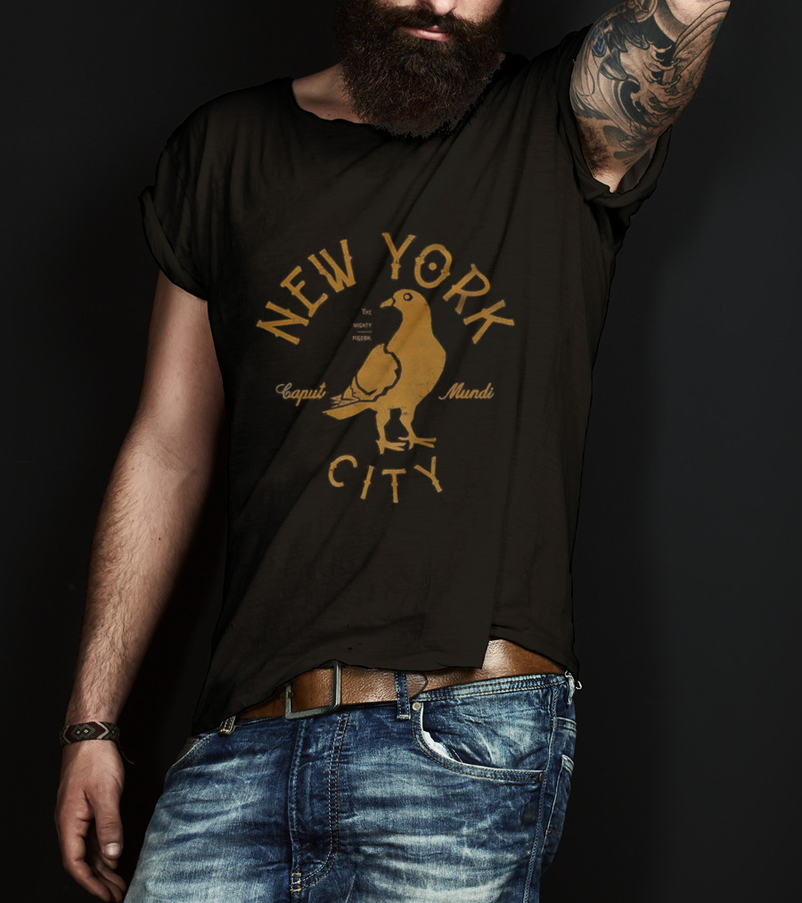 New York City Pigeon Quiet Mind T-Shirt
