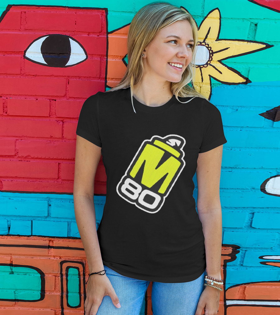 M80 Pro Player Gaming Esports Logo Spray Can T-Shirt