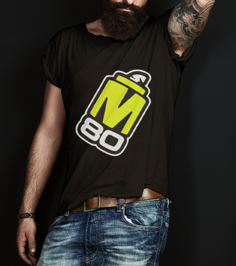 M80 Pro Player Gaming Esports Logo Spray Can T-Shirt