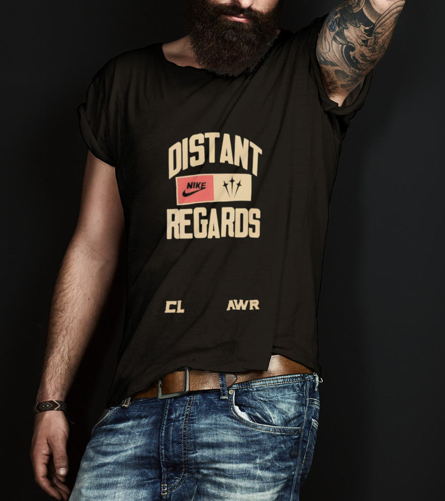 Distant Regards Nike CL AWR Stars T-Shirt
