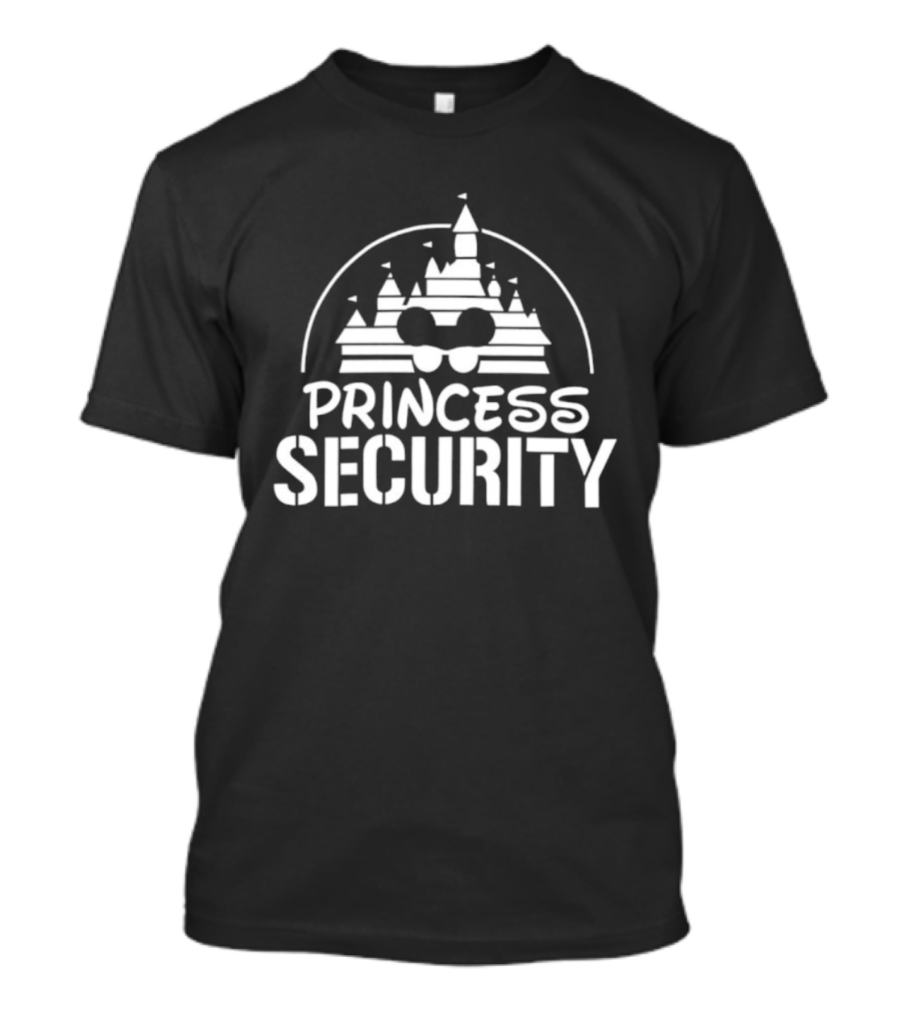 Princess Security Castle Mickey Mouse Shadow T-Shirt