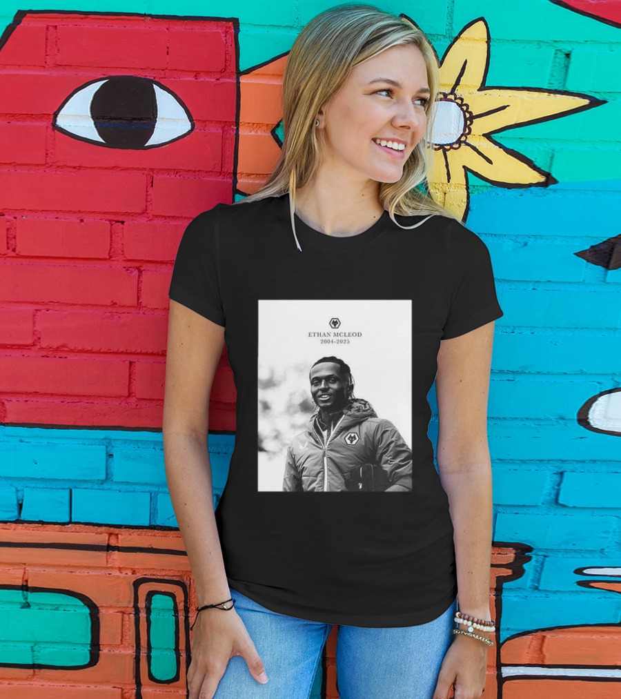 Ethan McLeod 2004-2025 Wolves Tribute T-Shirt