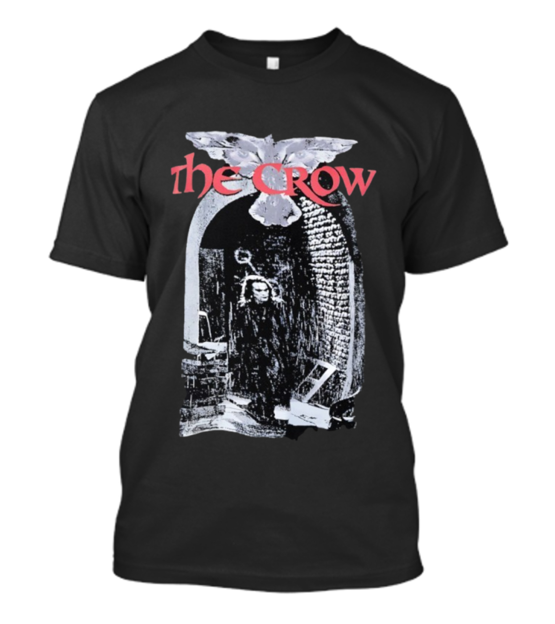 The Crow Gothic Archway Scene Vintage Horror Movie Character T-Shirt