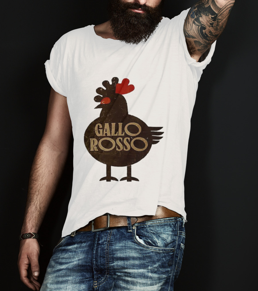 Gallo Rosso Heart Chicken T-Shirt