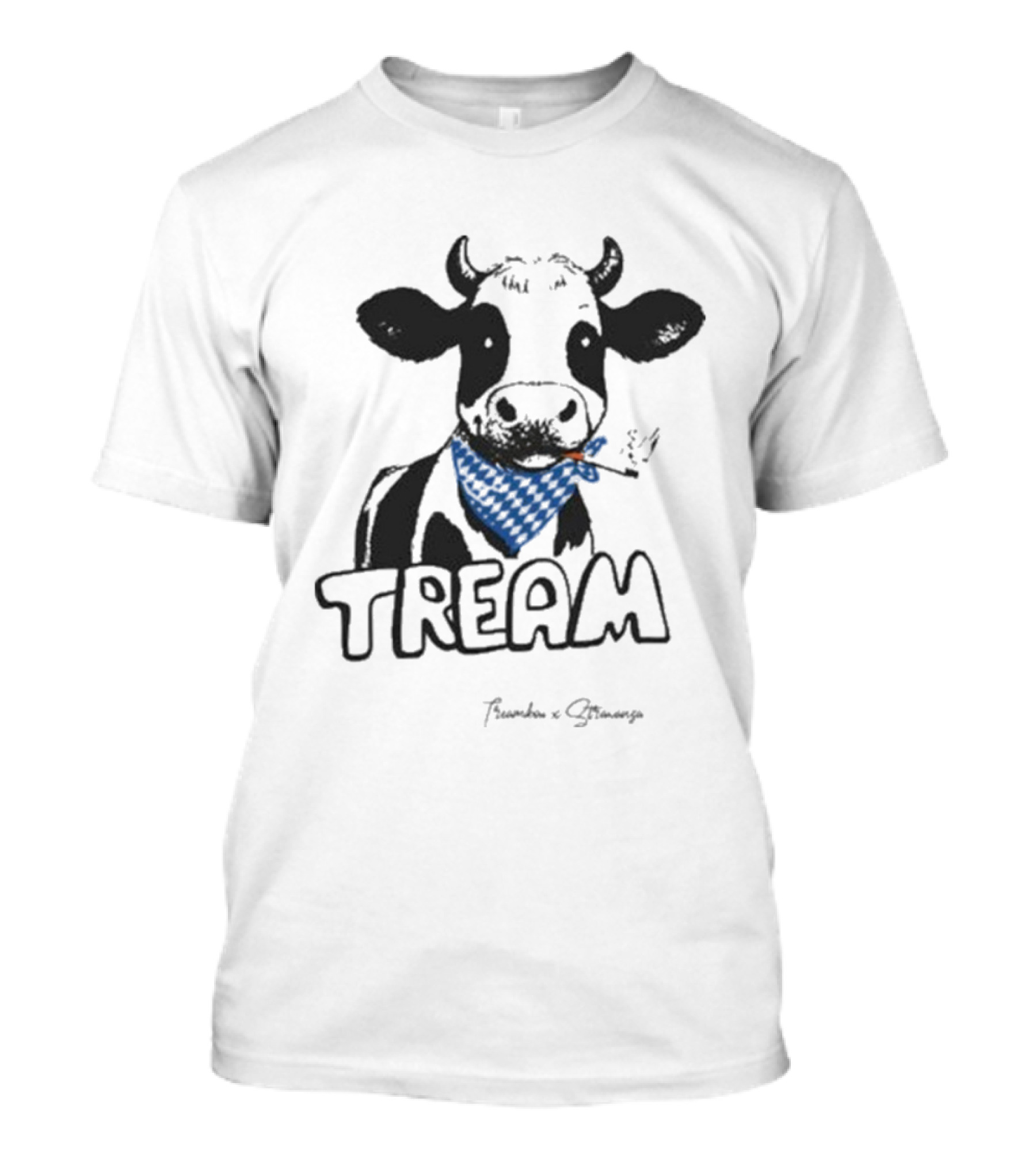 Tream Evy Bandana Cow Smoking T-Shirt