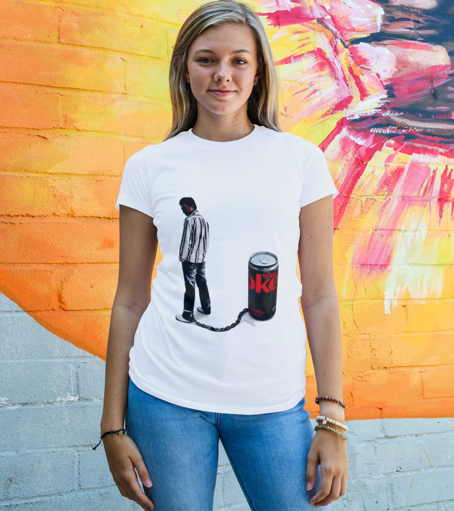 Diet Coke Freshwater Humor Tied With Chains T-Shirt