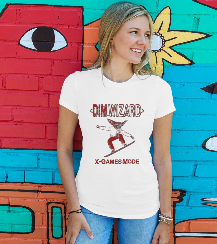 Dim Wizard Extreme Skateboarding X-Games Mode T-Shirt