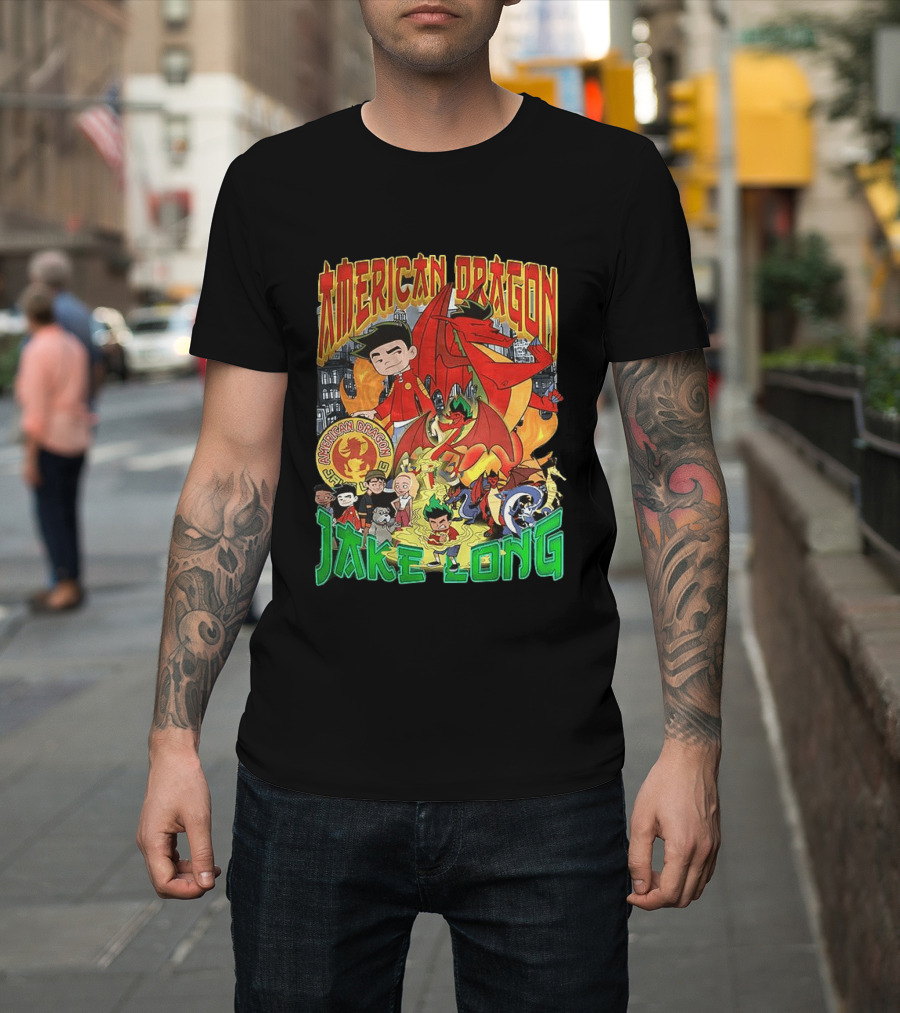 American Dragon Jake Long Disney Characters Cartoon Series Fan Favorite T-Shirt